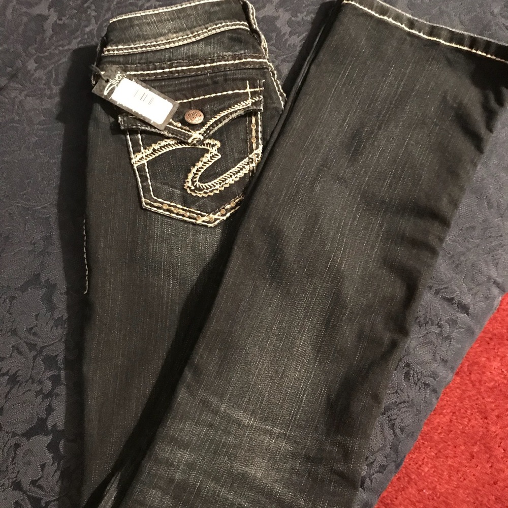 NWT Silver Denim Jeans